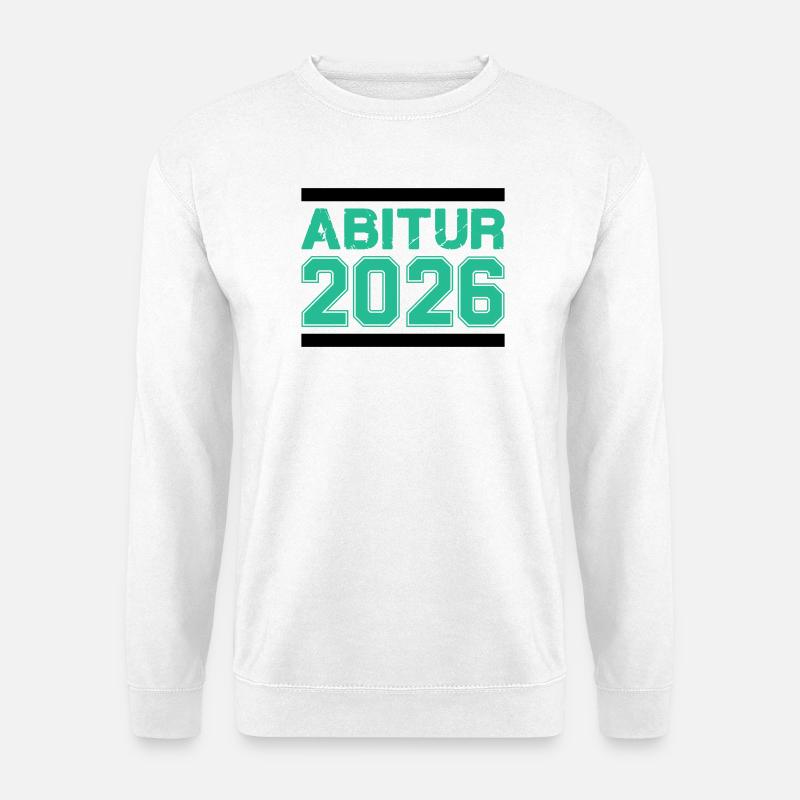 Graduation de l’Abitur 2026 – Arrivée difficile - Sweat-shirt Unisexe - blanc