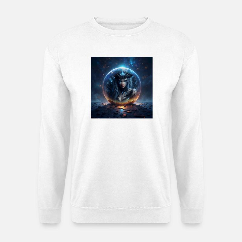 Eiskönigin in Stardome - Unisex Pullover - Weiß