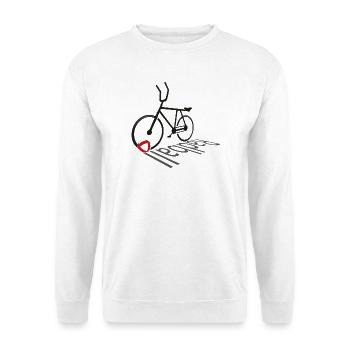 Cycling, Cycleball, Indoor Cycling, Evolution - Unisex Sweatshirt - white - Front