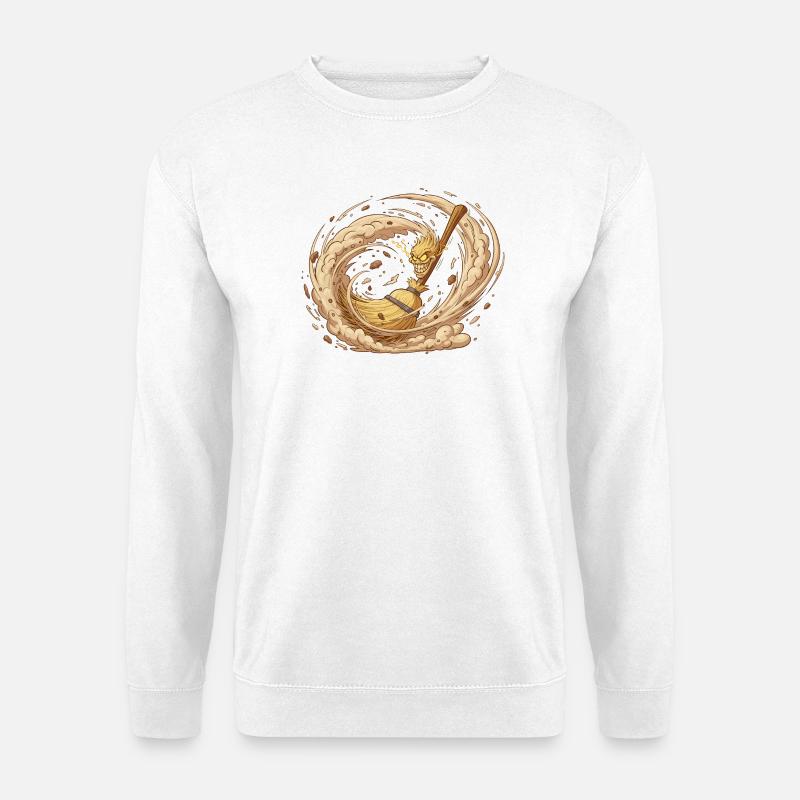 Spukbesen Wirbelgeist - Unisex Pullover - Weiß