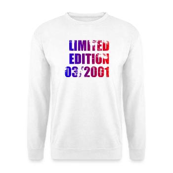 25e anniversaire édition limitée 03/2001 - Sweat-shirt Unisexe - blanc - Devant