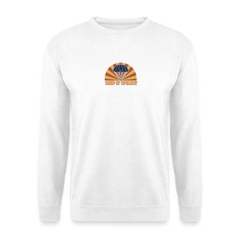 Bleiben Sie aufrecht Fallschirm-Sonnenstrahl - Unisex Pullover - Weiß - Vorne