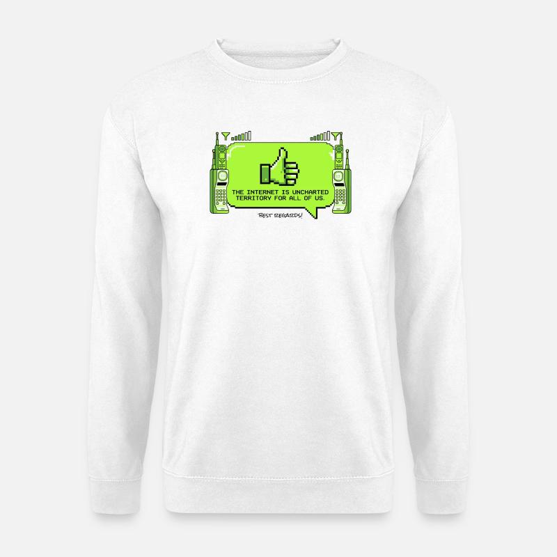 Das Internet Ist Neuland - Unisex Pullover - Weiß