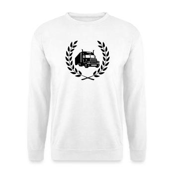 Truck Driver - Unisex Sweatshirt - white - Front
