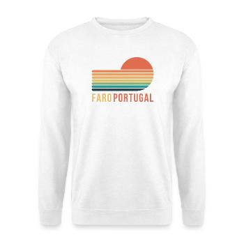 Faro, Portugal - Sweat-shirt Unisexe - blanc - Devant