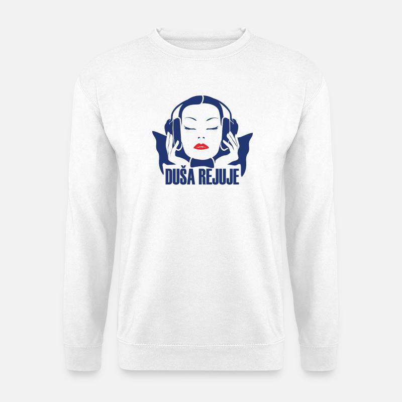 DUŠA REJUJE - Unisex Pullover - Weiß