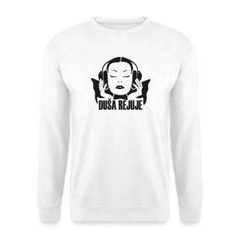 DUŠA REJUJE - black - - Unisex Sweatshirt - white - Front