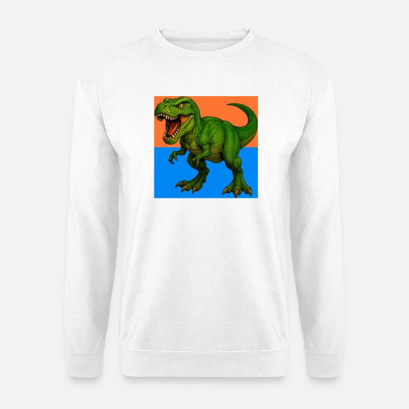 Dinosaurier - Unisex Pullover - Weiß