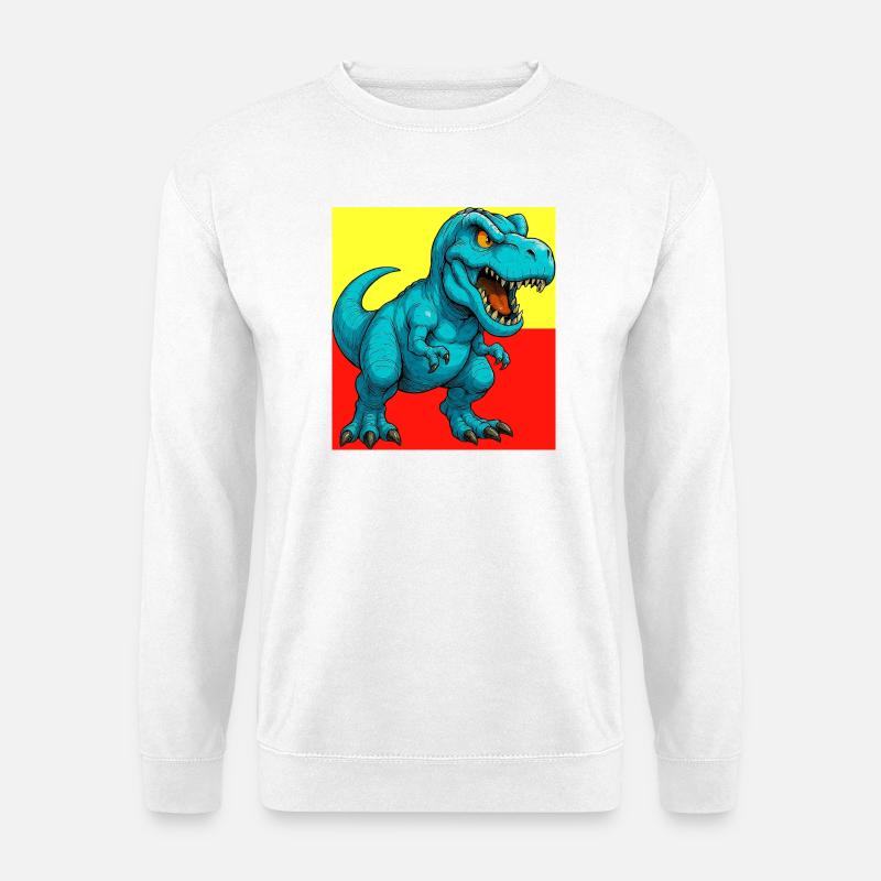 Dinosaurier - Unisex Pullover - Weiß