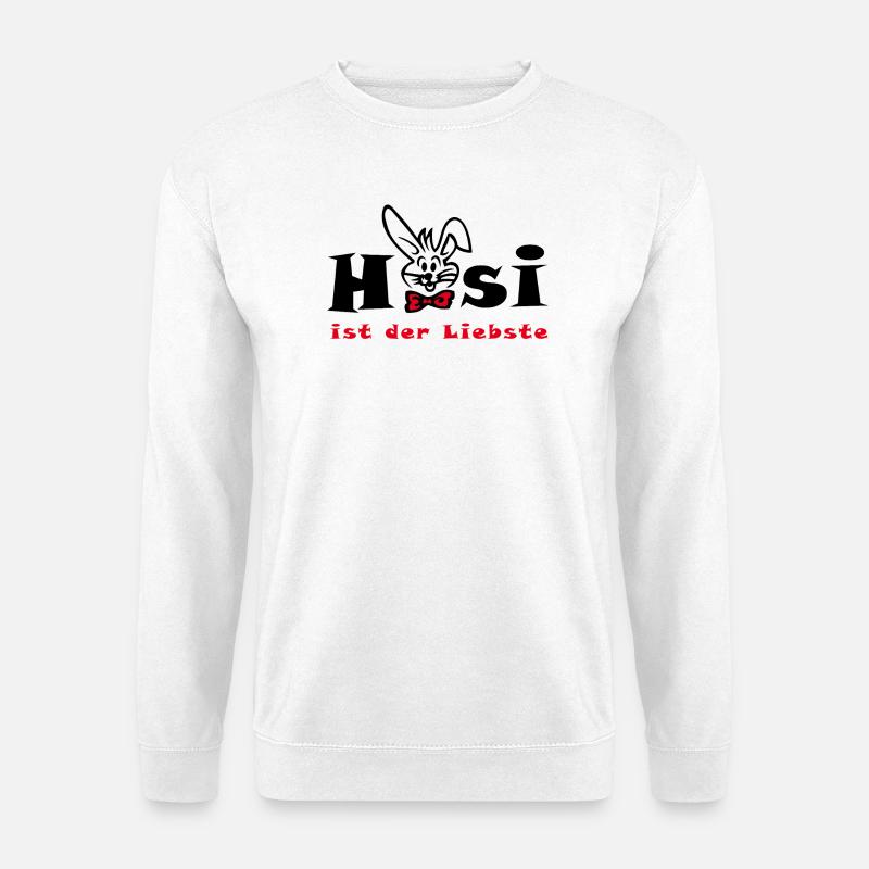 Hasi ist der Liebste Ostern - Unisex Pullover - Weiß