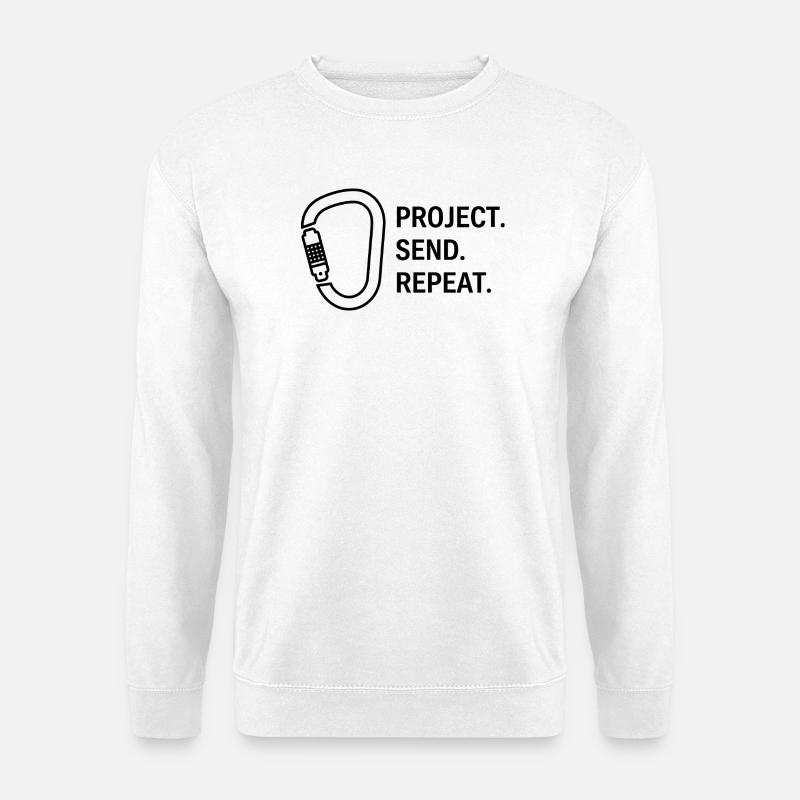 The Climber's Cycle - Unisex Sweatshirt - white