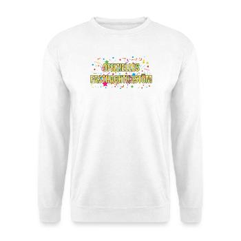 Costume officiel de carnaval - Sweat-shirt Unisexe - blanc - Devant