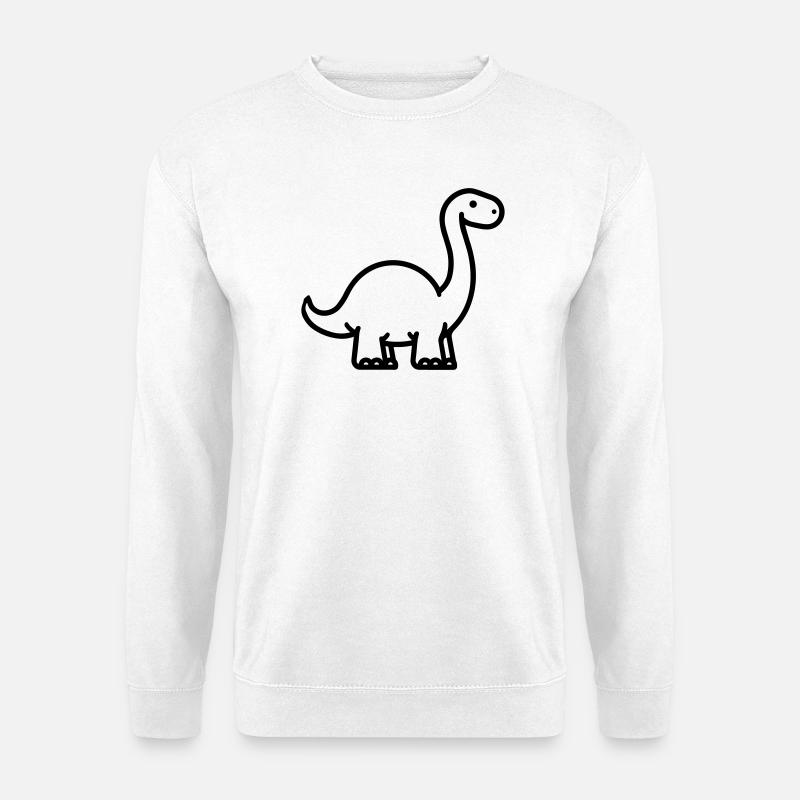 Brontosaurus - Unisex Pullover - Weiß