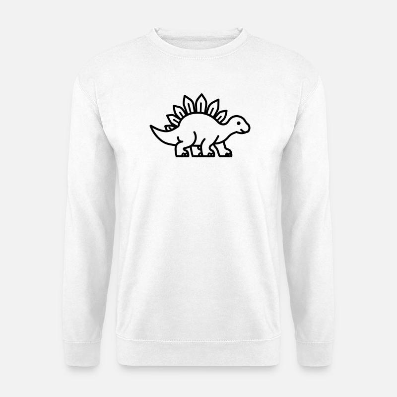 Stegosaurus - Unisex Pullover - Weiß