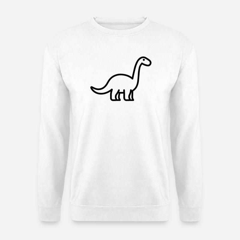 Brontosaurus - Unisex Pullover - Weiß