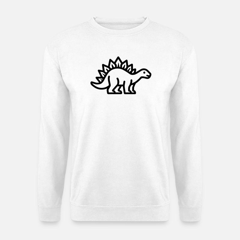 Stegosaurus - Unisex Pullover - Weiß