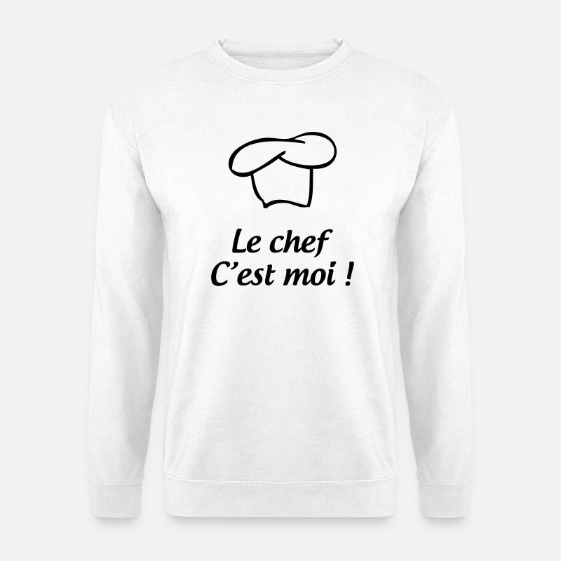 Der Koch bin ich – Küche - Unisex Pullover - Weiß