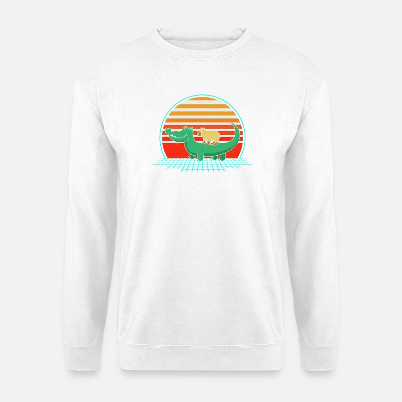 Capybara Capibara - Unisex Pullover - Weiß