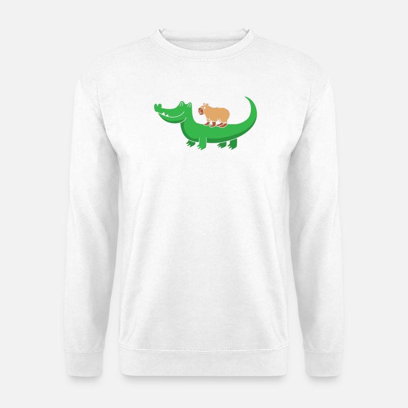 Capibara Capybara - Unisex Pullover - Weiß