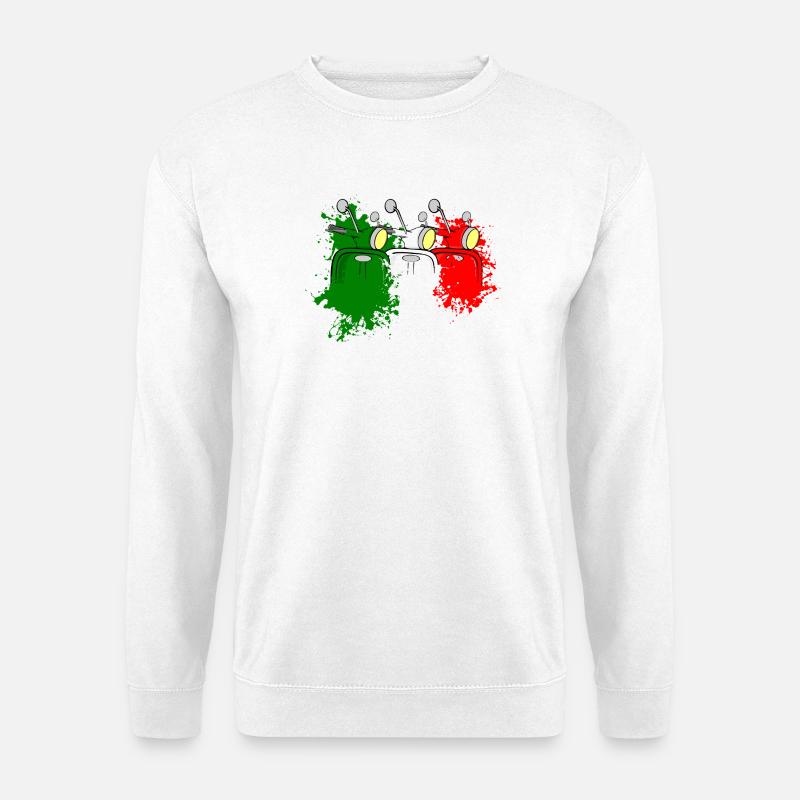 Scooter Italien - Unisex Pullover - Weiß