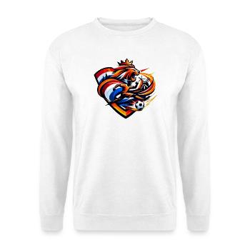 Royal Holland Lion football - Unisex Sweatshirt - white - Front