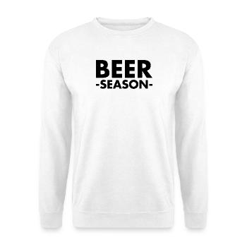 Beer Season - Bier Saison - Unisex Pullover - Weiß - Vorne