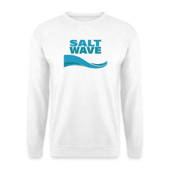 SALT WAVE - Unisex Sweatshirt - white - Front