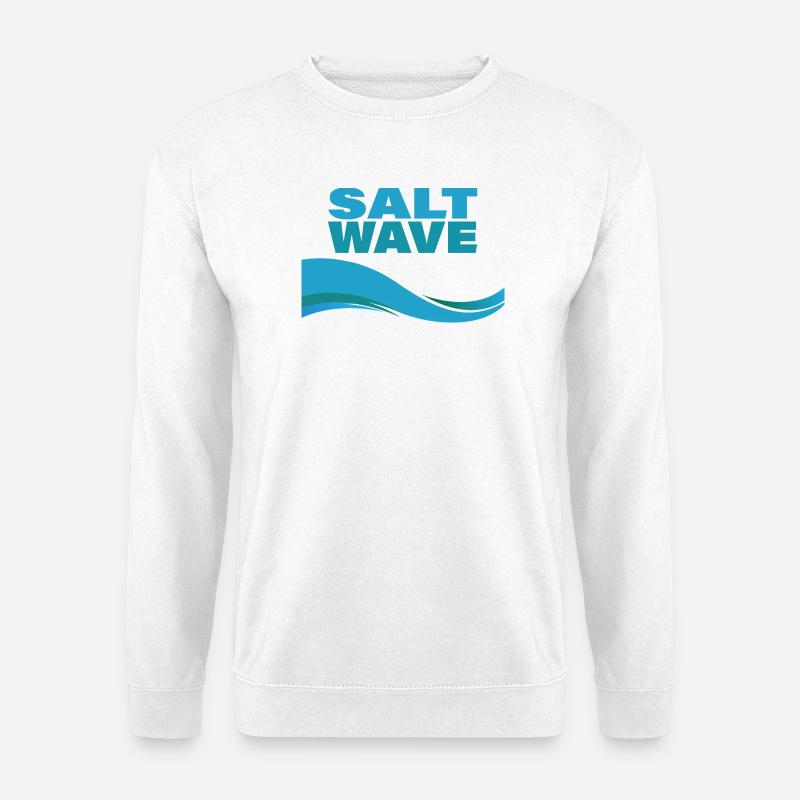 SALT WAVE - Unisex Sweatshirt - white