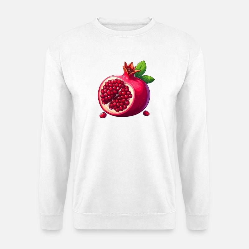 Granatapfel - Unisex Pullover - Weiß