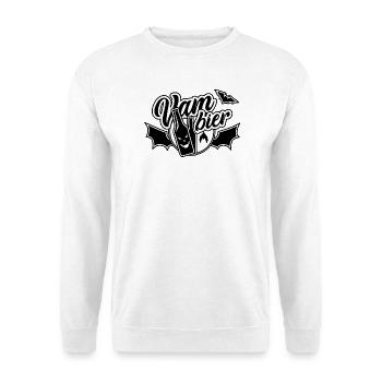 Vam-Bier, Bier, Vampier - Unisex Pullover - Weiß - Vorne