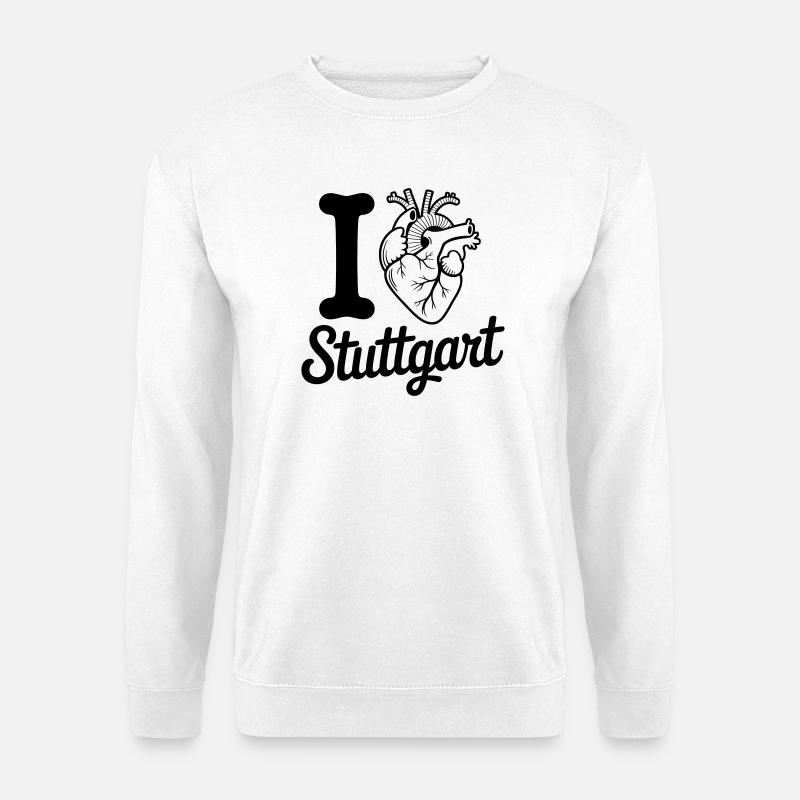 I love Stuttgart - Unisex Pullover - Weiß