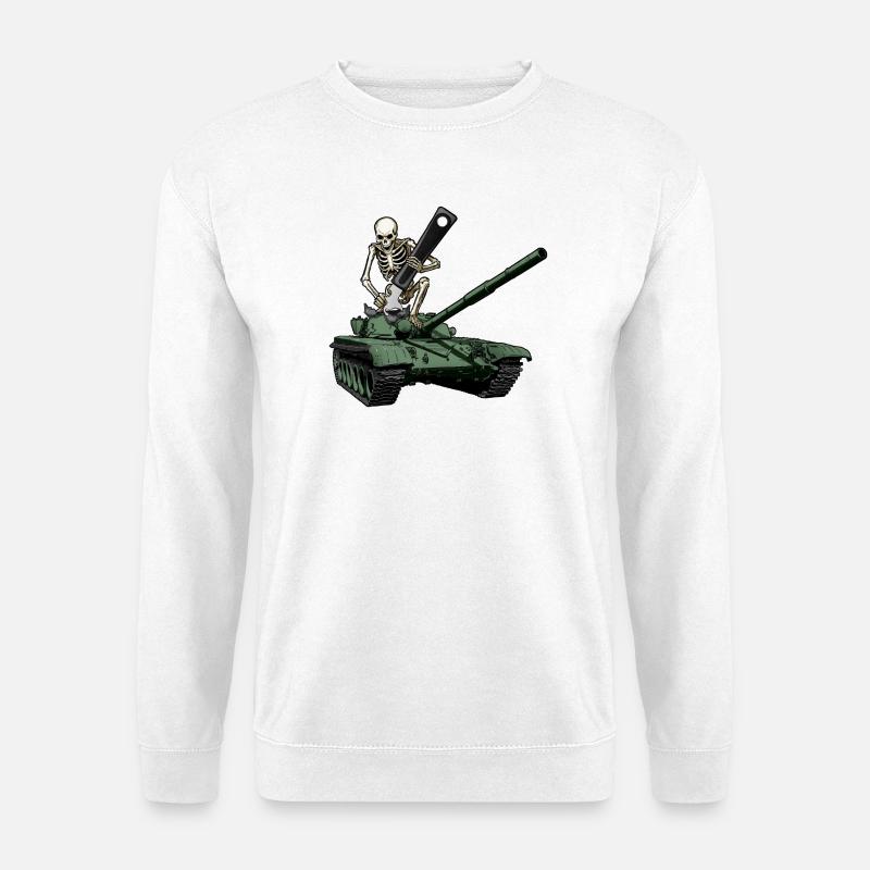 Panzerwehr – Blechöffner - Unisex Pullover - Weiß