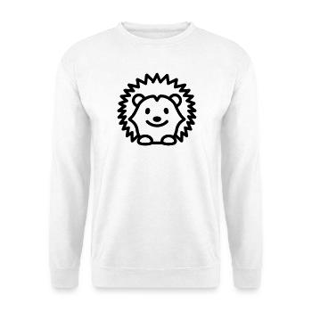 Igel - Unisex Pullover - Weiß - Vorne