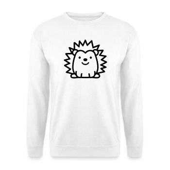 Igel - Unisex Pullover - Weiß - Vorne
