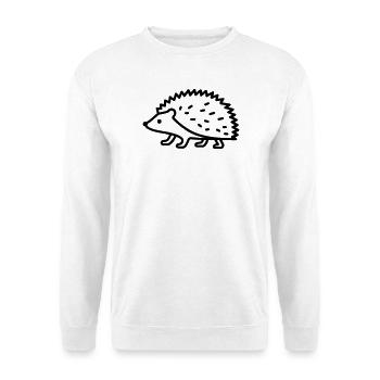 Igel - Unisex Pullover - Weiß - Vorne