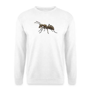 Ant Brown Isolated Realistic Graphic Motif - Unisex Sweatshirt - white - Front