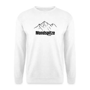 Mondspitze - Unisex Pullover - Weiß - Vorne