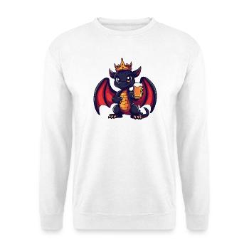Dragon Beer King - Unisex Sweatshirt - white - Front