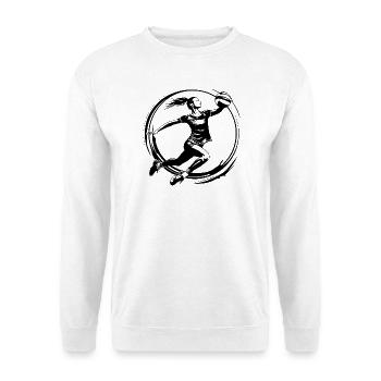 Volleyball Player Silhouette - Unisex Sweatshirt - white - Front