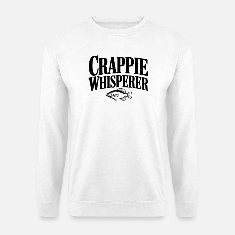 Crappie Whisperer - Unisex Pullover - Weiß