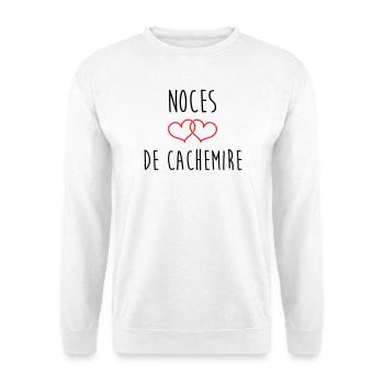 Cashmere wedding 47 years of marriage - Unisex Sweatshirt - white - Front