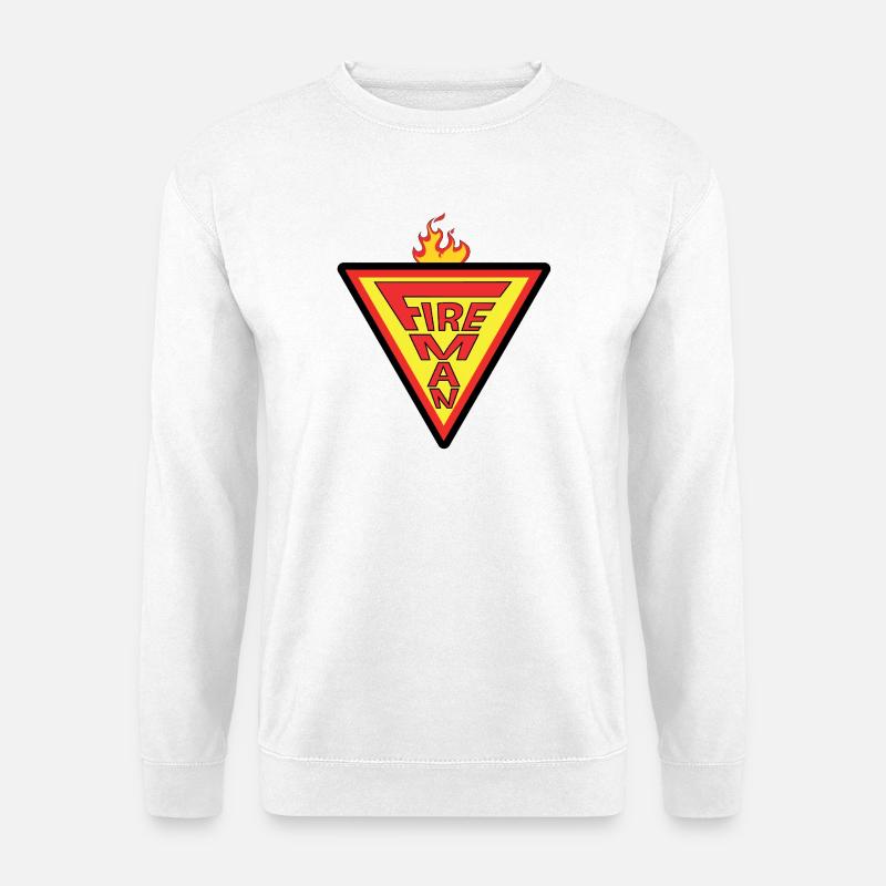 Fireman - Unisex Pullover - Weiß