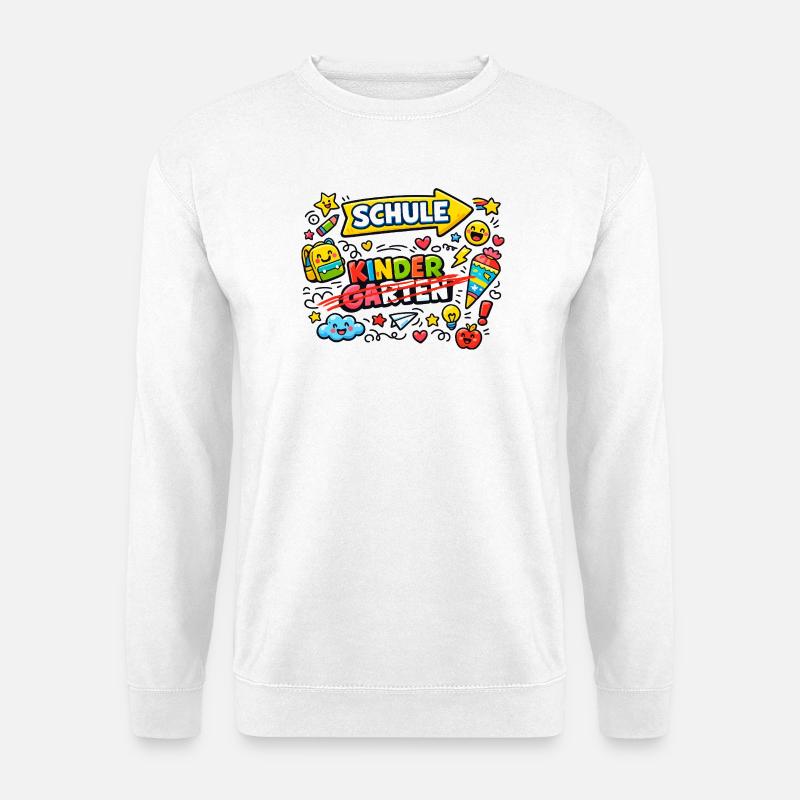 Schulkind Graffiti Stil - Unisex Pullover - Weiß