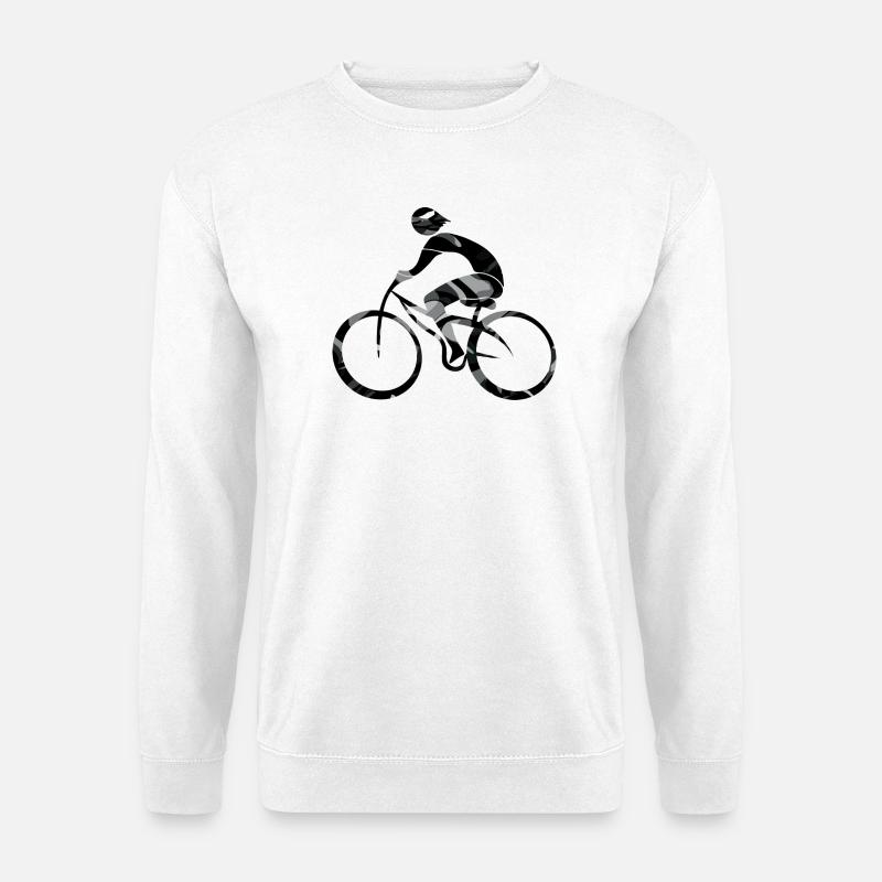 Radfahrer - Unisex Pullover - Weiß