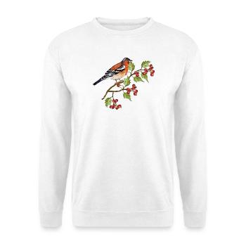 Bunter Vogel - Unisex Pullover - Weiß - Vorne