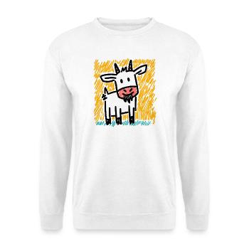 Doodle Goat - Unisex Sweatshirt - white - Front