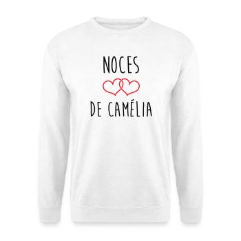 Camellia's Wedding 51 years of marriage - Unisex Sweatshirt - white - Front