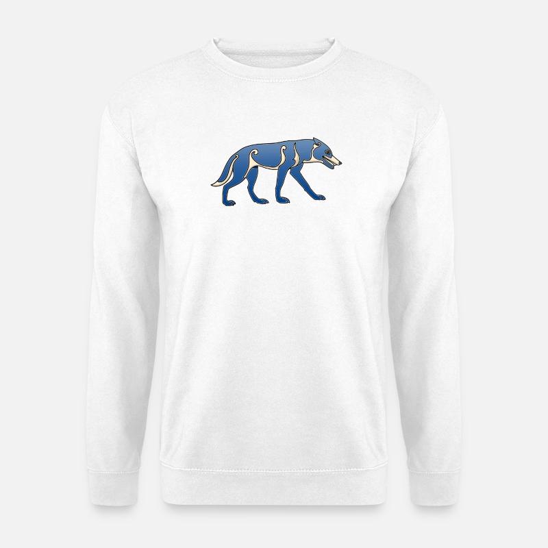 Pictish_wolf - Unisex Pullover - Weiß