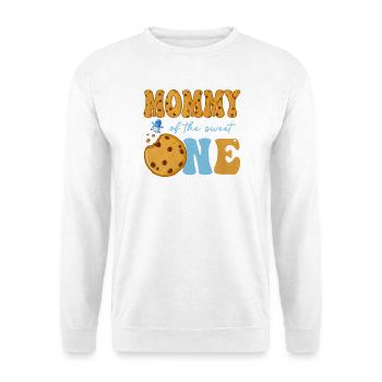 Anniversaire de la maman de la douce Biscuits et Lait - Sweat-shirt Unisexe - blanc - Devant