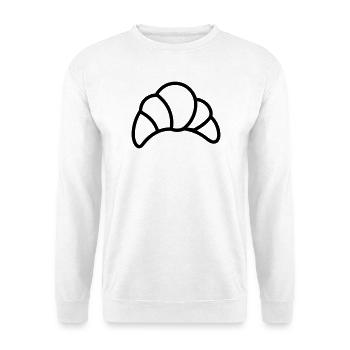 Halbmond - Unisex Pullover - Weiß - Vorne